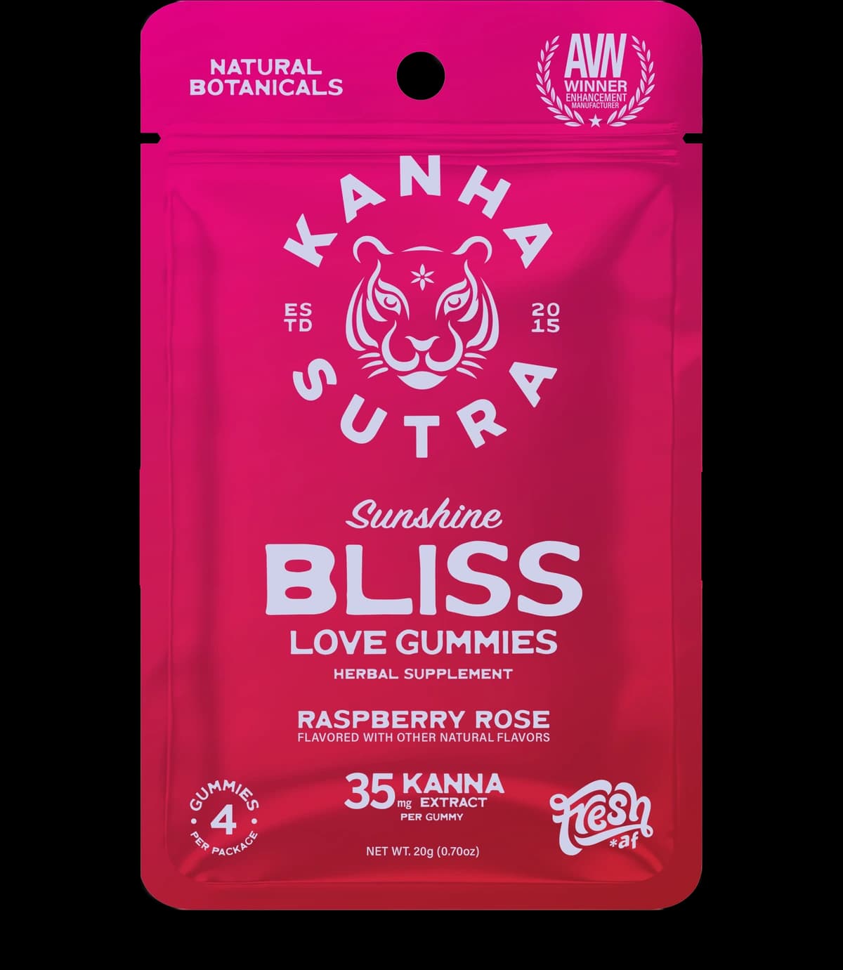 KANHA Sunshine Bliss Love Gummies — 4-pack